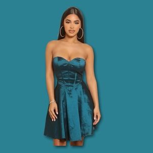 New Satin Mini Dress